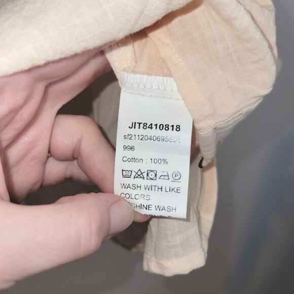 Shein Embroidered Scallop Top XL 1X - Picture 6 of 11